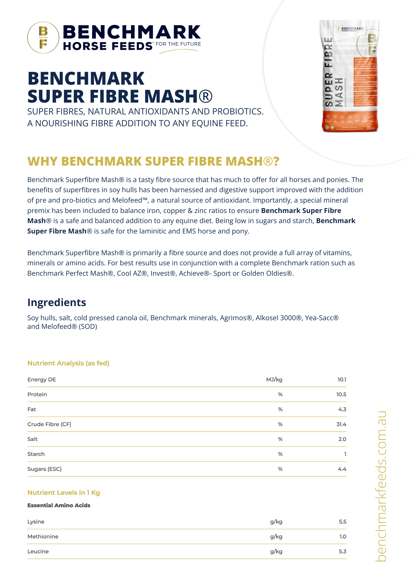 BENCHMARK SUPER FIBRE MASH®